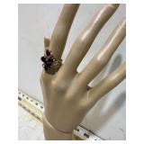 MARKED 10KT GOLD RING 3G SIZE 8