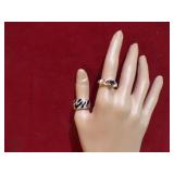 MARKED 925 RINGS 10G