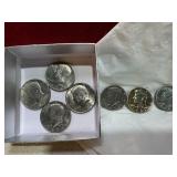 7 1970'S HALF DOLLARS