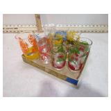 **11 MCM JUICE GLASSES