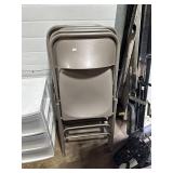 **4 METAL FOLDING CHAIRS
