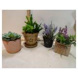 4 FAKE PLANTS