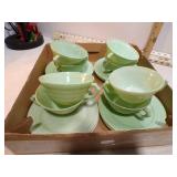 **HAZEL ATLAS PLATONITE MODERNTONE SOUP & PLATES