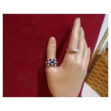 MARKED 925 RINGS 9G