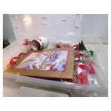 **TOTE W/ CHRISTMAS BAGS & MORE