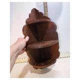 **WOODEN CORNER SHELF