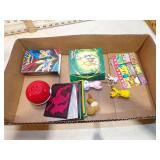 2 POKEMON MINI BINDERS W/ CARDS & MORE ITEMS