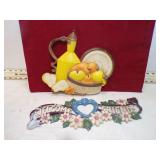 2 MCM WALL HANGINGS 1 IS SYROCO WOOD