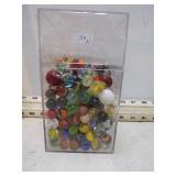 VINTAGE MARBLES SOME CLAY & SHOOTERS SOME GLOW