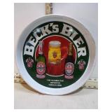 METAL BECKS BEER TRAY