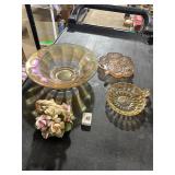 **DECORATIVE GLASSWARE INCL. LIMOGES