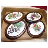 MCM CERAMIC FRUIT PLAQUES
