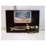 **NATIVE AMERICAN KNIFE WALL PLAQUE