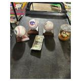 4 COLLECTOR BASEBALLS