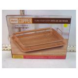 PARINI COPPER 2PCS AIR FRYER SET NIP