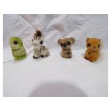VINT. SET OF ORIGINALS FLOCKED ANIMALS