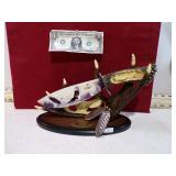 DECORATIVE EAGLE KNIFE ON STAND
