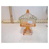 *VTG JEANNETTE GLASS WEDDING BOX