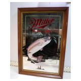 **MILLER BEER MIRROR RAINBOW TROUT