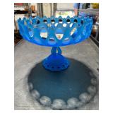 **WESTMORELAND GLASS DORIC COMPOTE