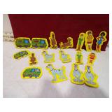VINTAGE SCOOBY DOO MAGNETS