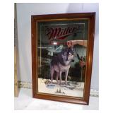 **MILLER BEER MIRROR TIMBERWOLF