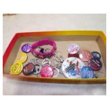 PIN BACK BUTTONS & COSTUME JEWELRY