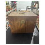 ** VINT METAL BOX & FABRIC BOX