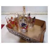 4 BURGER KING & MCDONALDS GLASSES