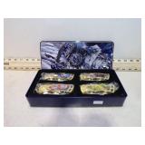 SET OF 4 WILDLIFE KNIVES NIP