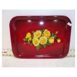 ANTIQUE METAL SERVING TRAY