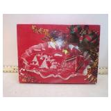 **CHRISTMAS STORY OVAL CANAPE PLATE IN ORIG BOX