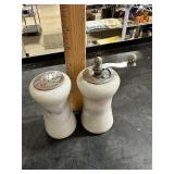 MARBLE SALT & PEPPER SHAKERS