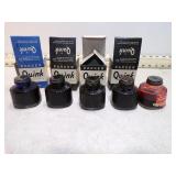 QUINK INK 4 BOXES NEW 1 OPEN