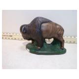 VINT BUFFALO STATUE