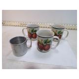*3 APPLE MUGS & MORE