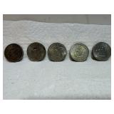5 1971 EISENHOWER DOLLARS