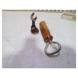 2 VINT BOTTLE OPENERS