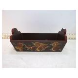 ROSEMALED WOODEN CONTAINER