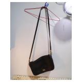 VINT BLACK LEATHER COACH PURSE