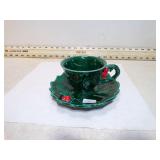 *LEFTON HOLLY BERRY CUP & SAUCER