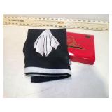 WOOD CIGAR BOX & NEW KITCHEN TOWEL T