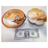 2 NORITAKE MADE IN JAPAN TRINKET DISHES