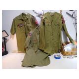 3 VINT BOY SCOUT SHIRTS