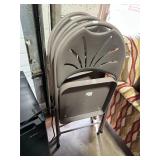 **3 PADDED FOLDING CHAIRS