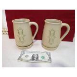 *2 ROYAL HAEGER DRINKING MUGS