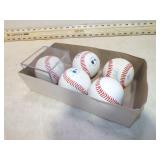 RYAN WHEELER & 4 OTHER SIGNED BASEBALLS