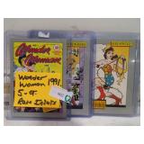 1991 WONDER WOMAN 5 INSERTS CARDS