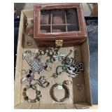 COSTUME JEWELRY & JEWELRY BOX