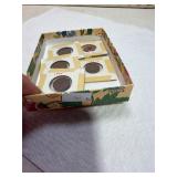 3 WHEAT PENNIES & 2 OTHER PENNIES